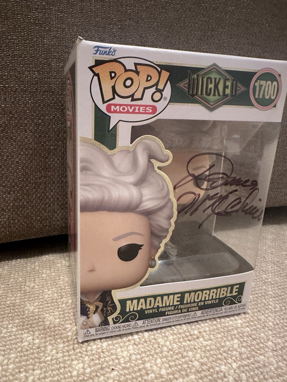 Donna mckechnie Signed Madame Morrible Wicked Funko Pop