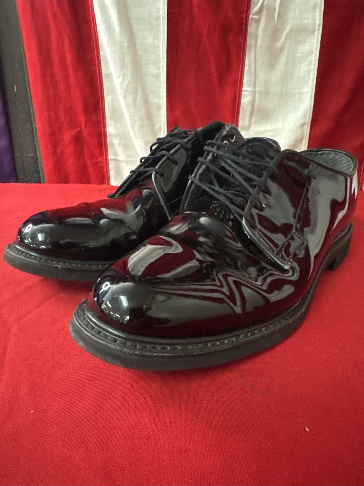 11D – USMC USAF USN High Gloss Oxford Shoes Bates Capps Dress Shoe F485