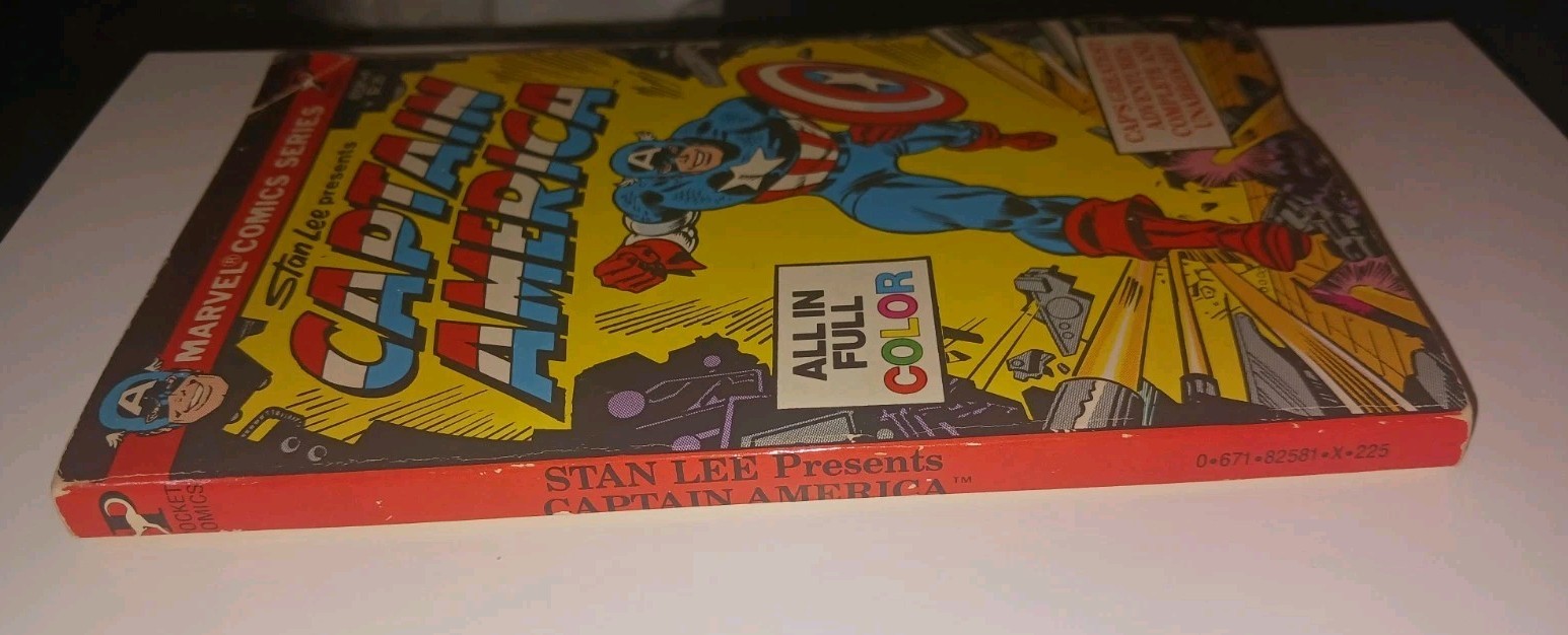 1979 Marvel Pocket Book Stan Lee Presents Captain America #1 Bronze Age 1st Prnt
