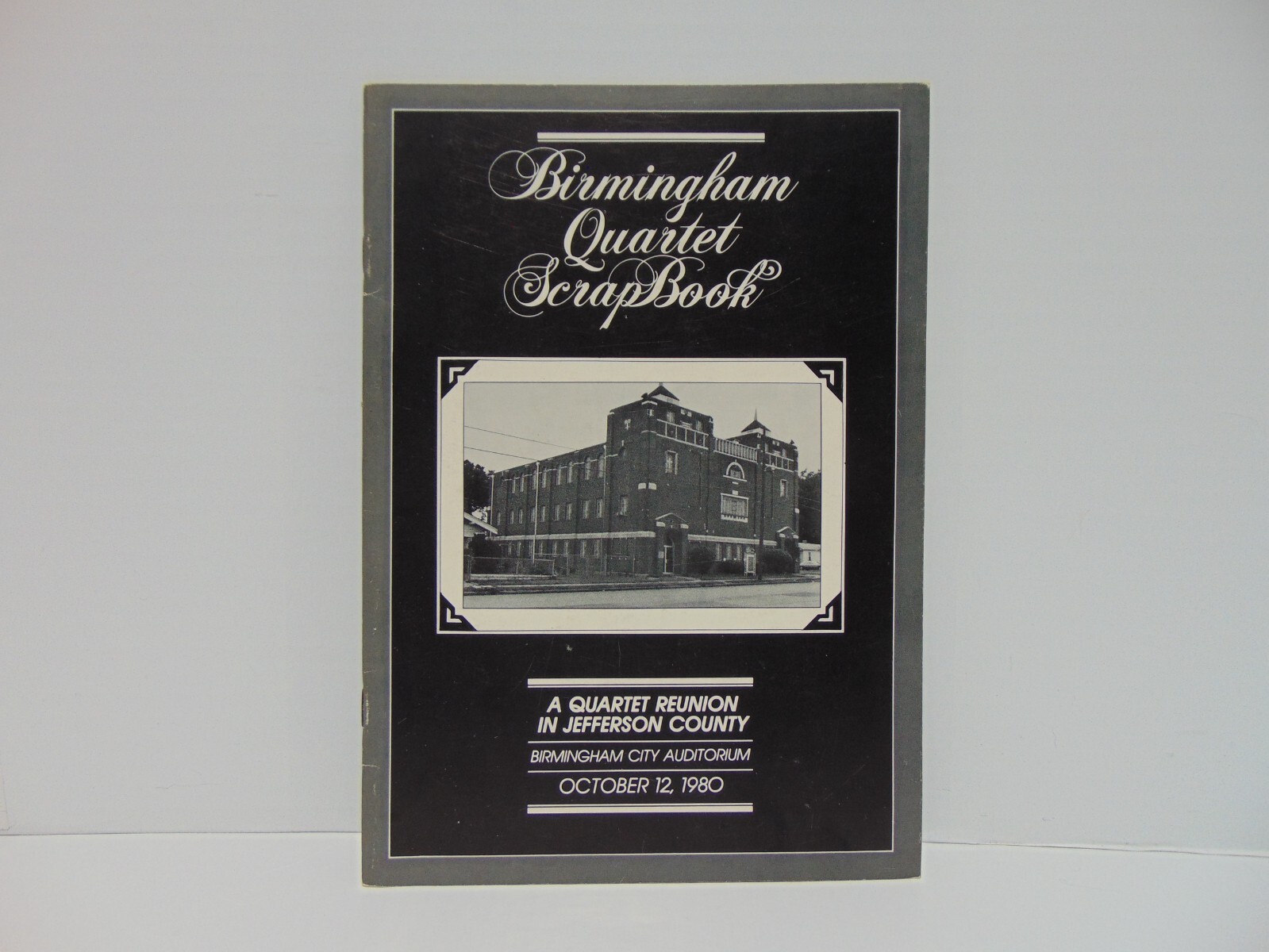Birmingham Quartet Scrapbook Birmingham City Auditorium 1980 Program