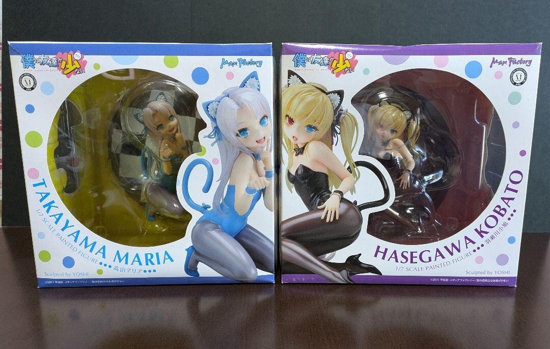 Haganai 1/7 Scale Kobato Hasegawa & Maria Takayama Figure Set Used Japan