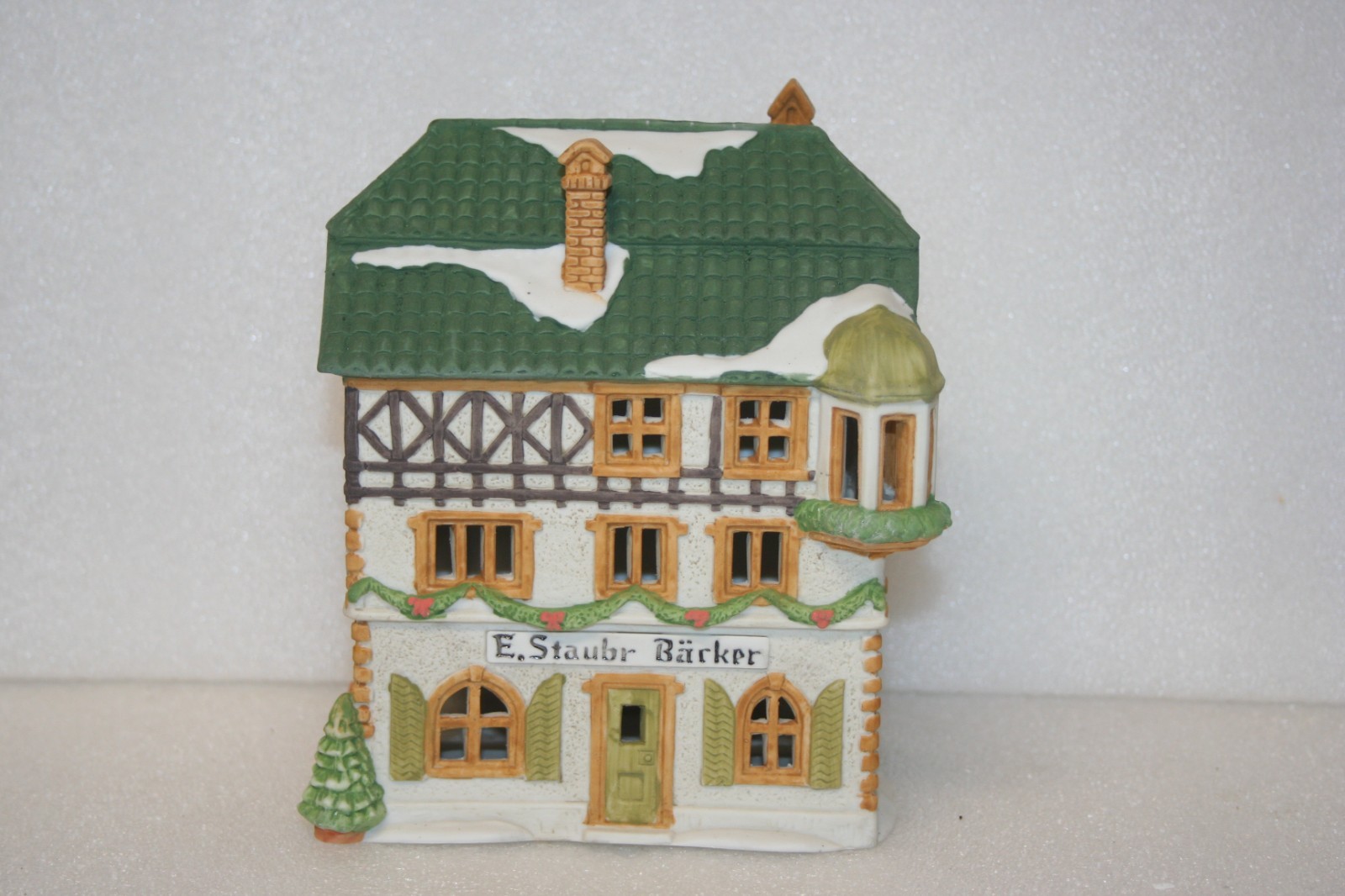 Dept 56 Alpine Village Series E. Staubr Backer 6540-4 ~ ’86 Light Box #2