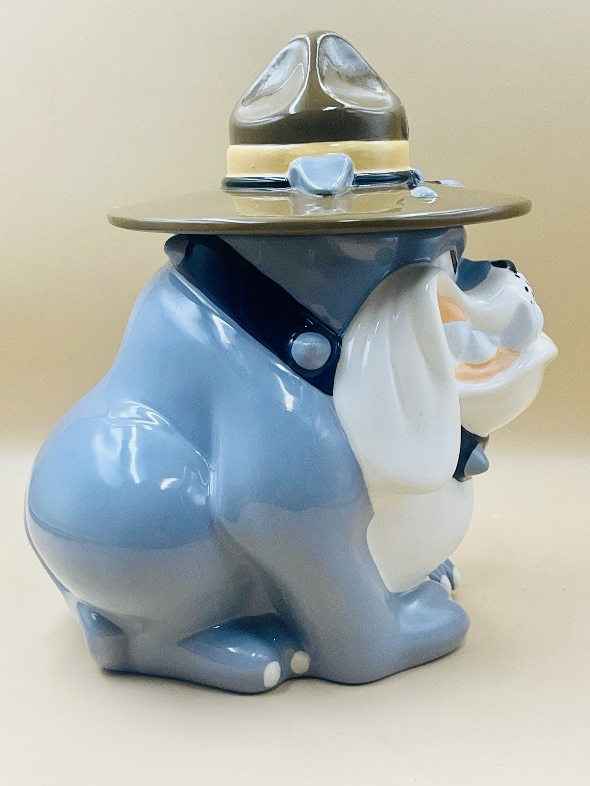 Bradford Exchange USMC Bulldog Cookie Jar “Basic Craving” 2010 Limited Edition