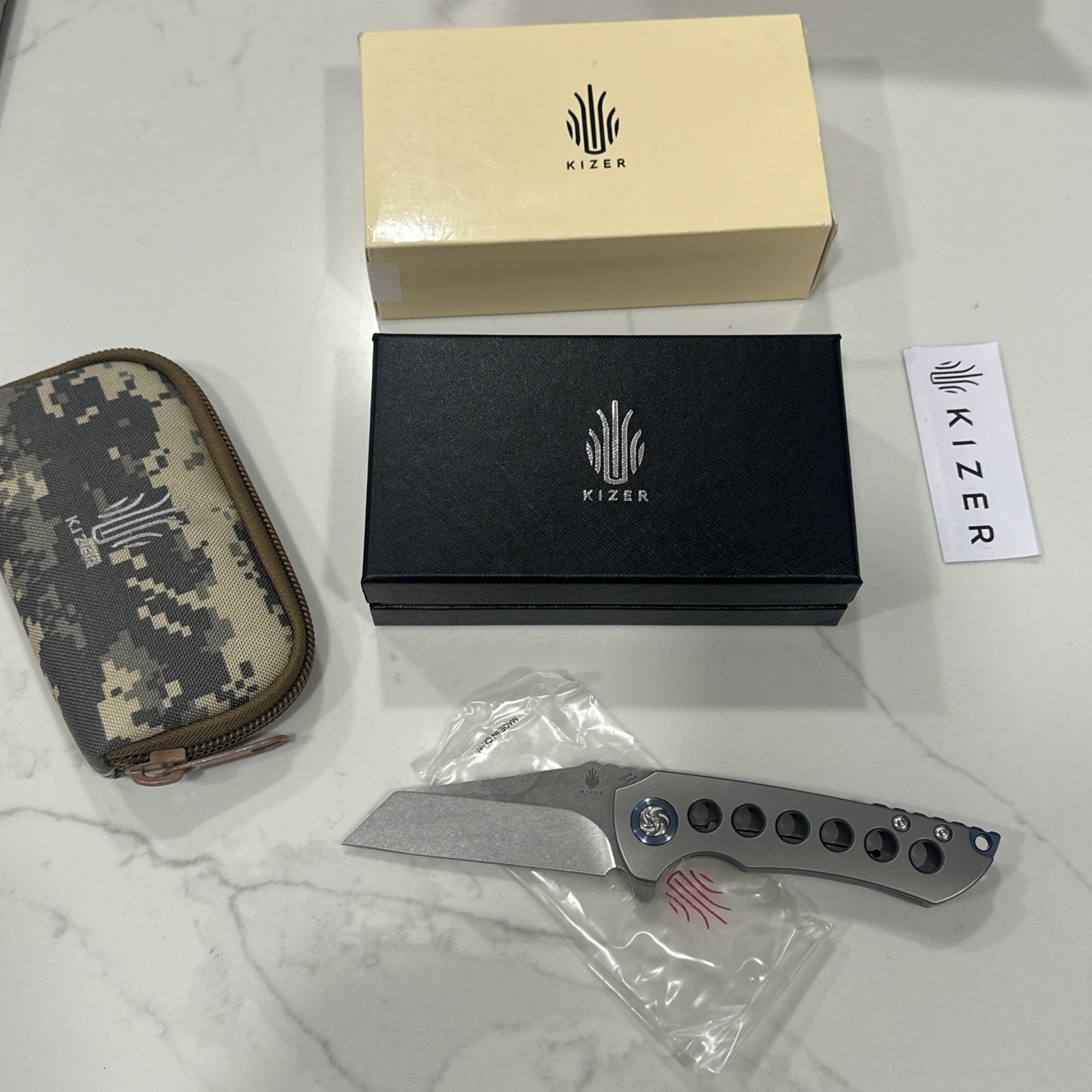 Kizer Ki4508 Matthew Christensen Critical Flipper Knife S35VN Discontinued New