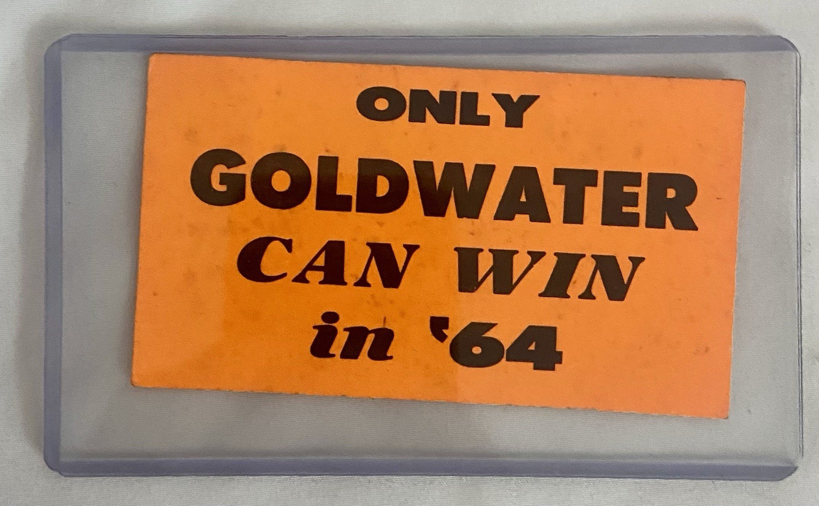 3 Barry Goldwater 1964 Campaign Pins & Rare Campaign Sticker
