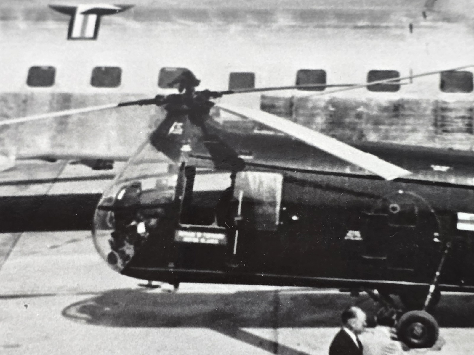Piasecki YH-16A Transporter 50-1269 with Navy HUP Helicopters Archive Print