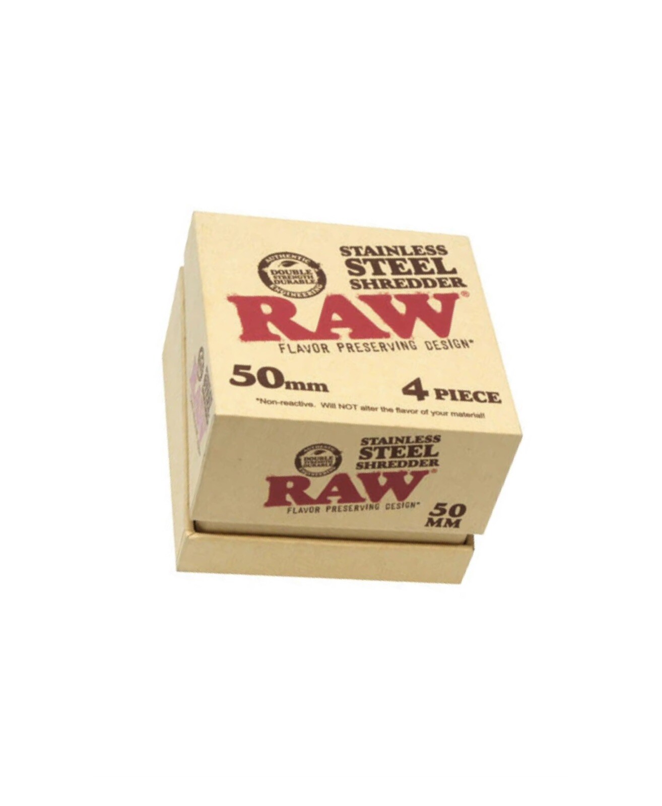 Raw Stainless-Steel Grinder 50MM Raw Shredder 4-Piece Grinder.