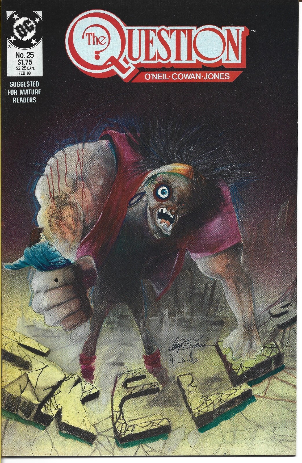 THE QUESTION #25 DC COMICS 1989 BAGGED AND BOARDED
