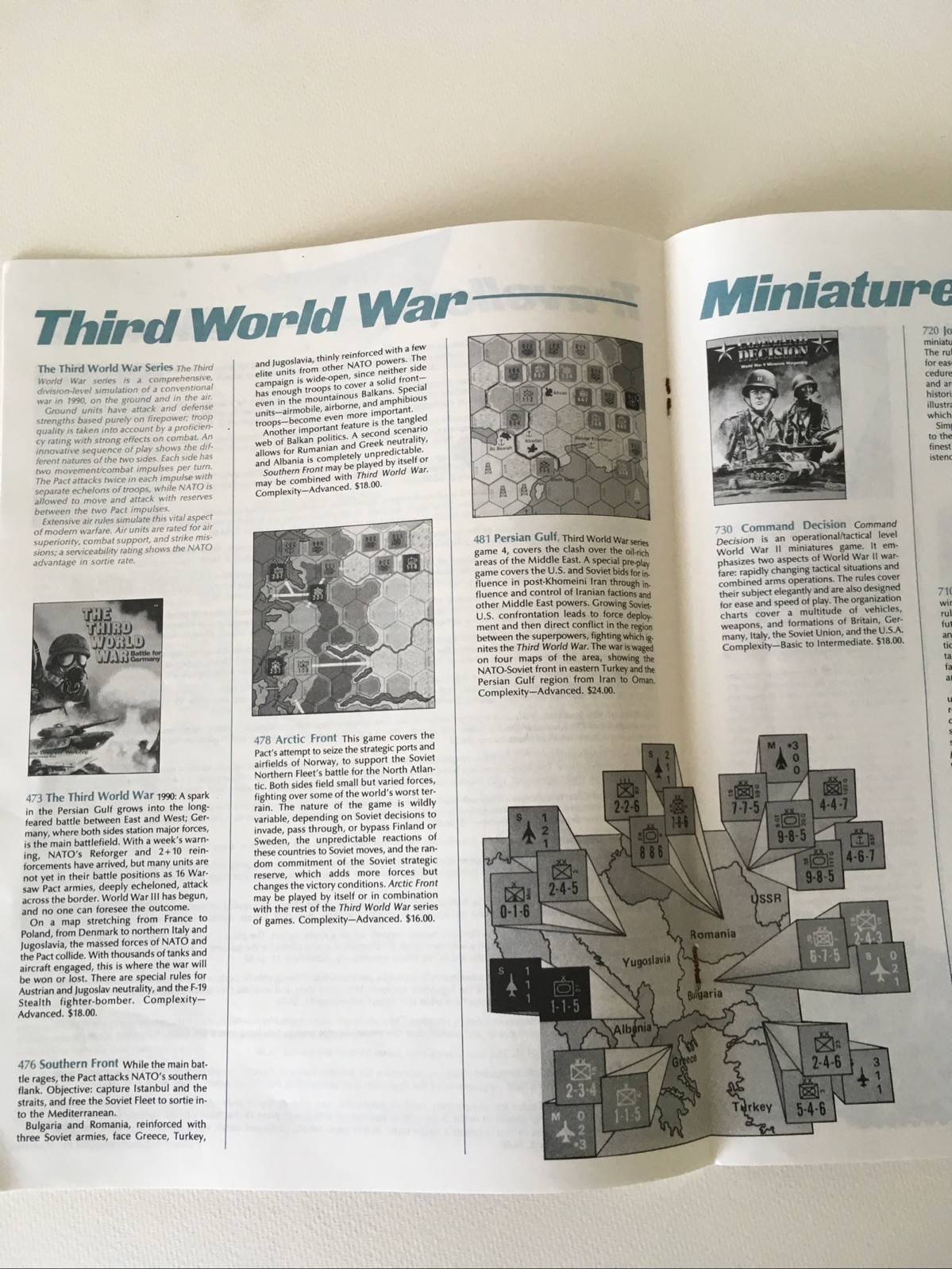 Game Designers’ Workshop 1987 Game Catalog