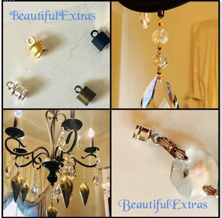 12- HANGING MAGNETS / OIL RUBBED BRONZE/ FOR DIY MAGNETIC CHANDELIER & CHARMS