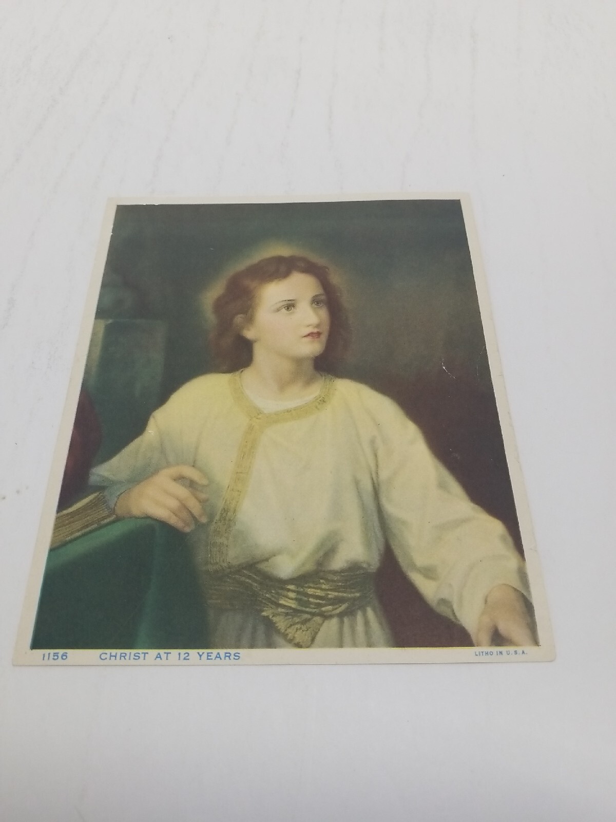 Jesus Print 12 Years 4.25 X 5.25 Inches Faith Magazine Thank You Print 1156