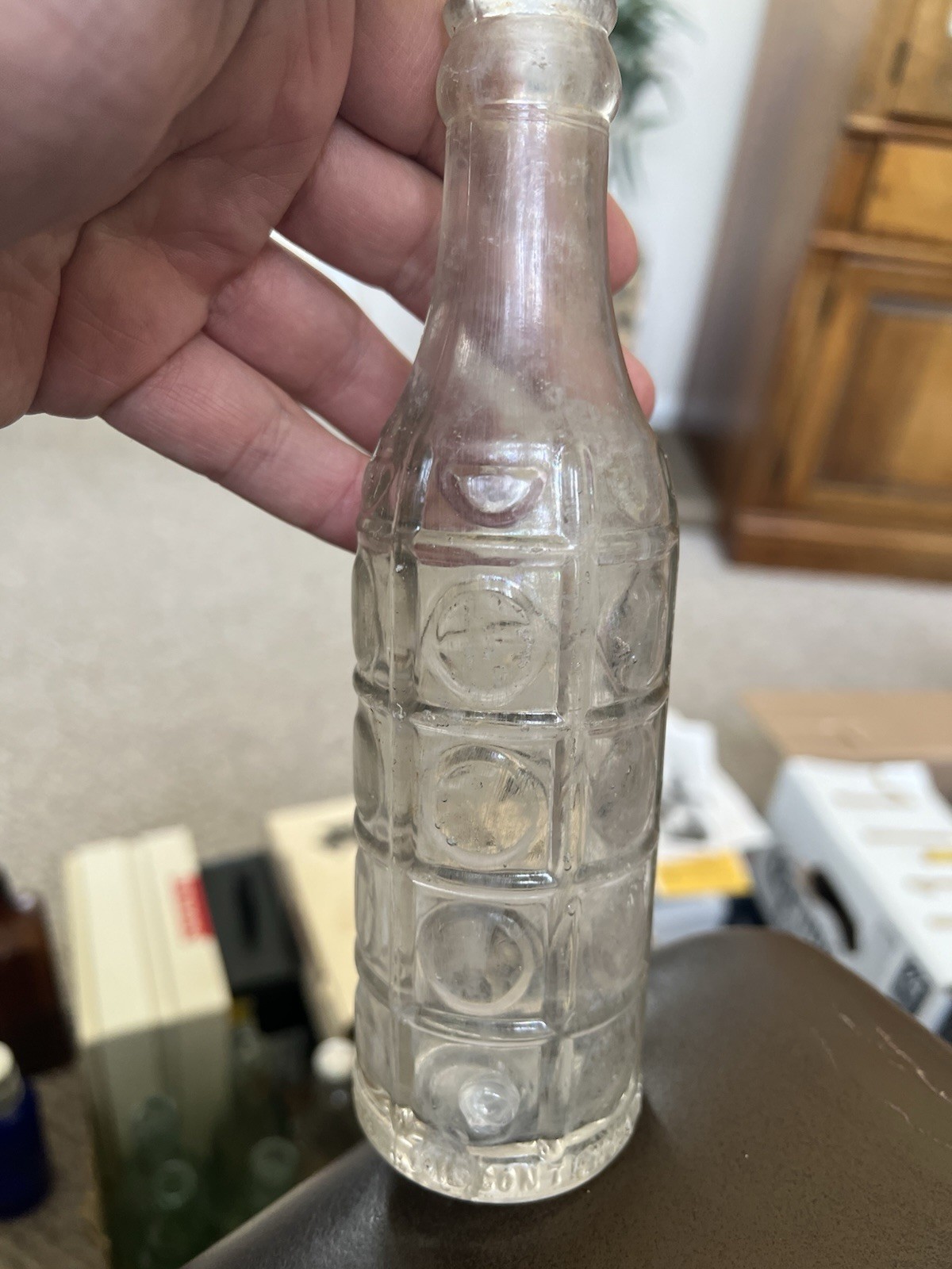 Vintage Art Deco Orange Crush Bottling Company soda bottle Elizabethtown Pa