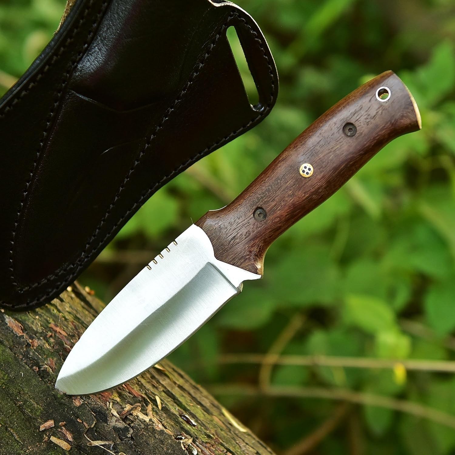 Fixed Blade Tracker Knife – 9 Inches Stainless Steel Razor Sharp Blade