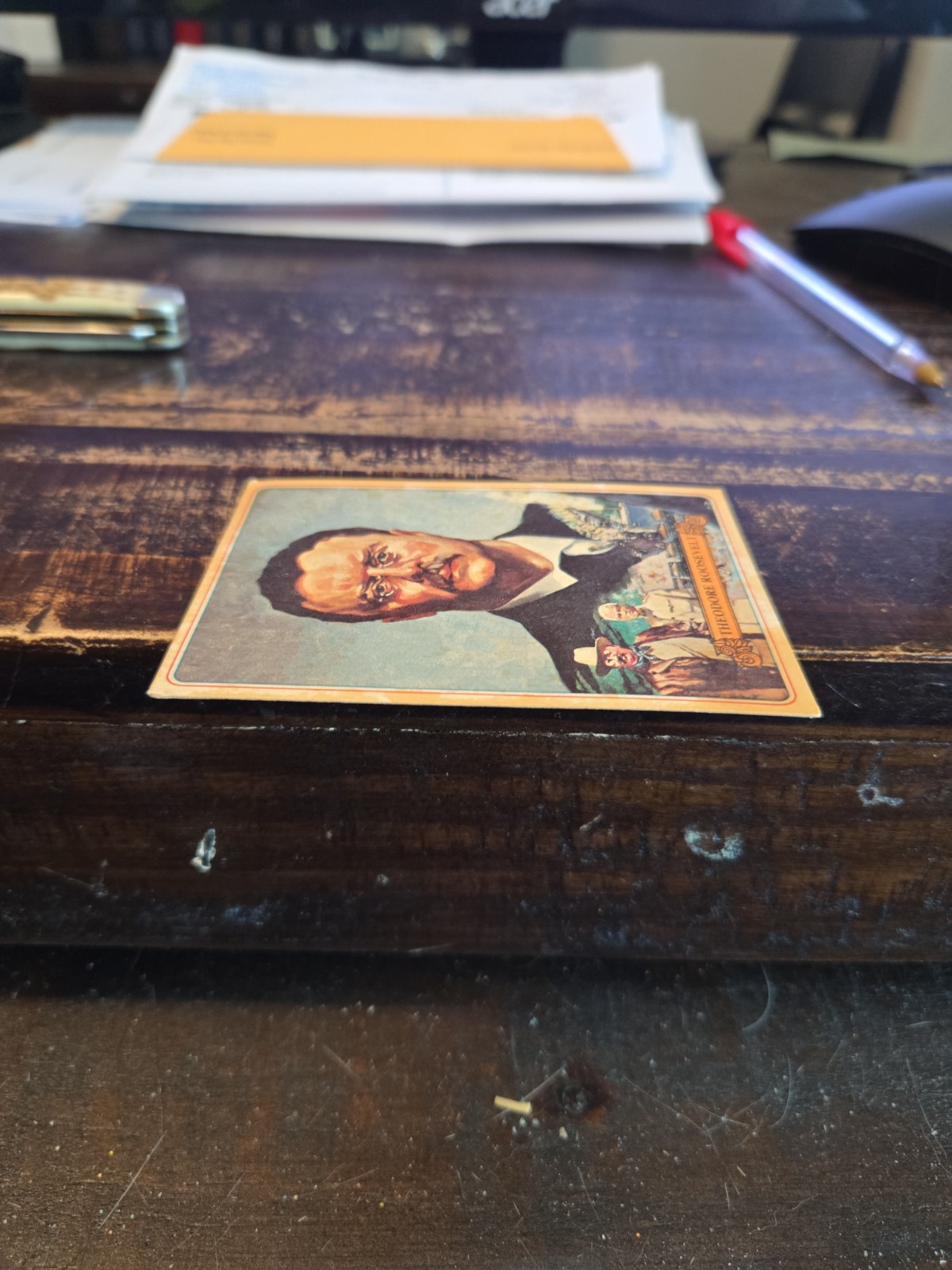 1976 Bel-Art Know Your Presidents Theodore Roosevelt #25 Of 40