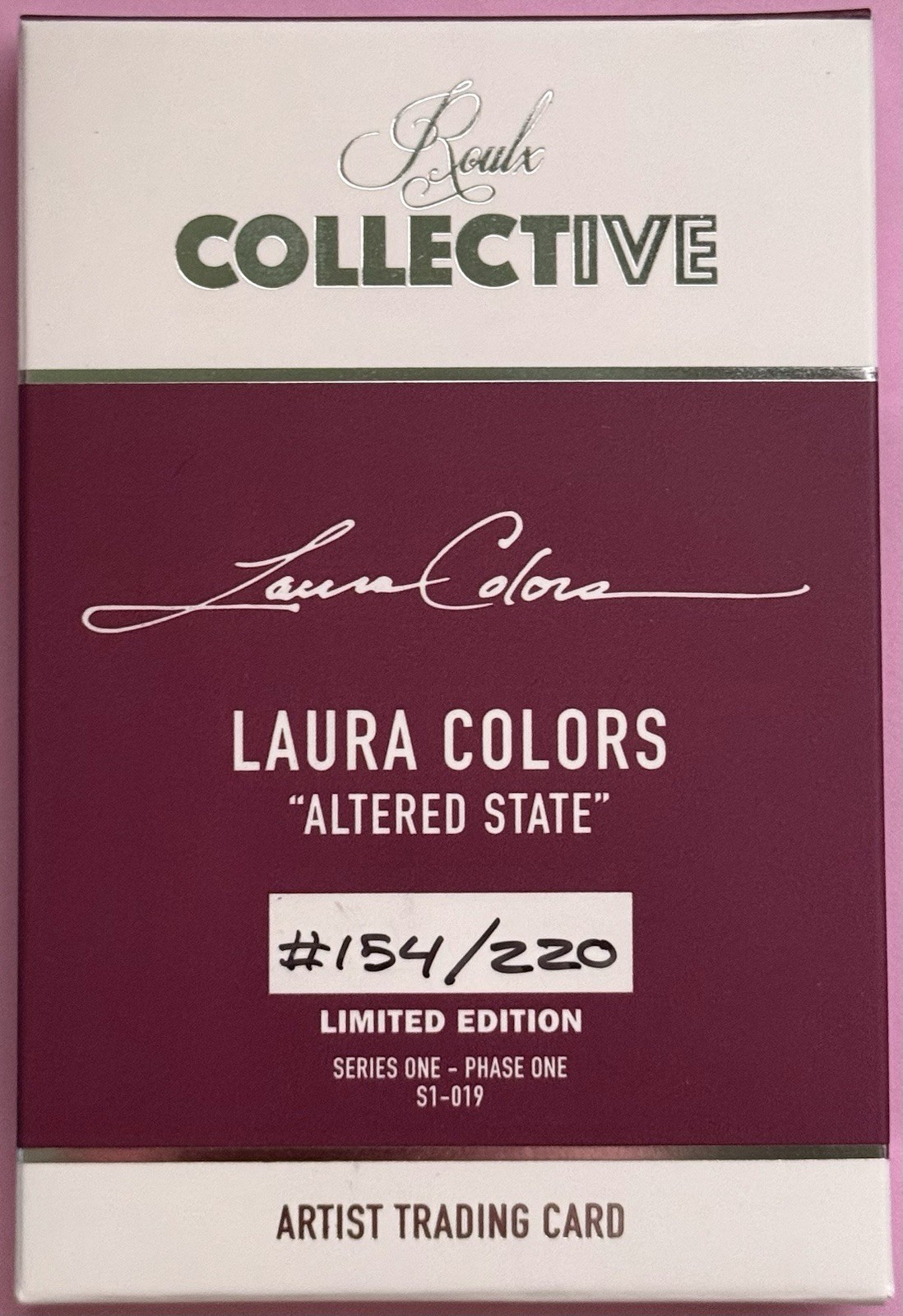 House Of Roulx Collective Series 1 Trading Card Laura Colors Art Print # 136/199