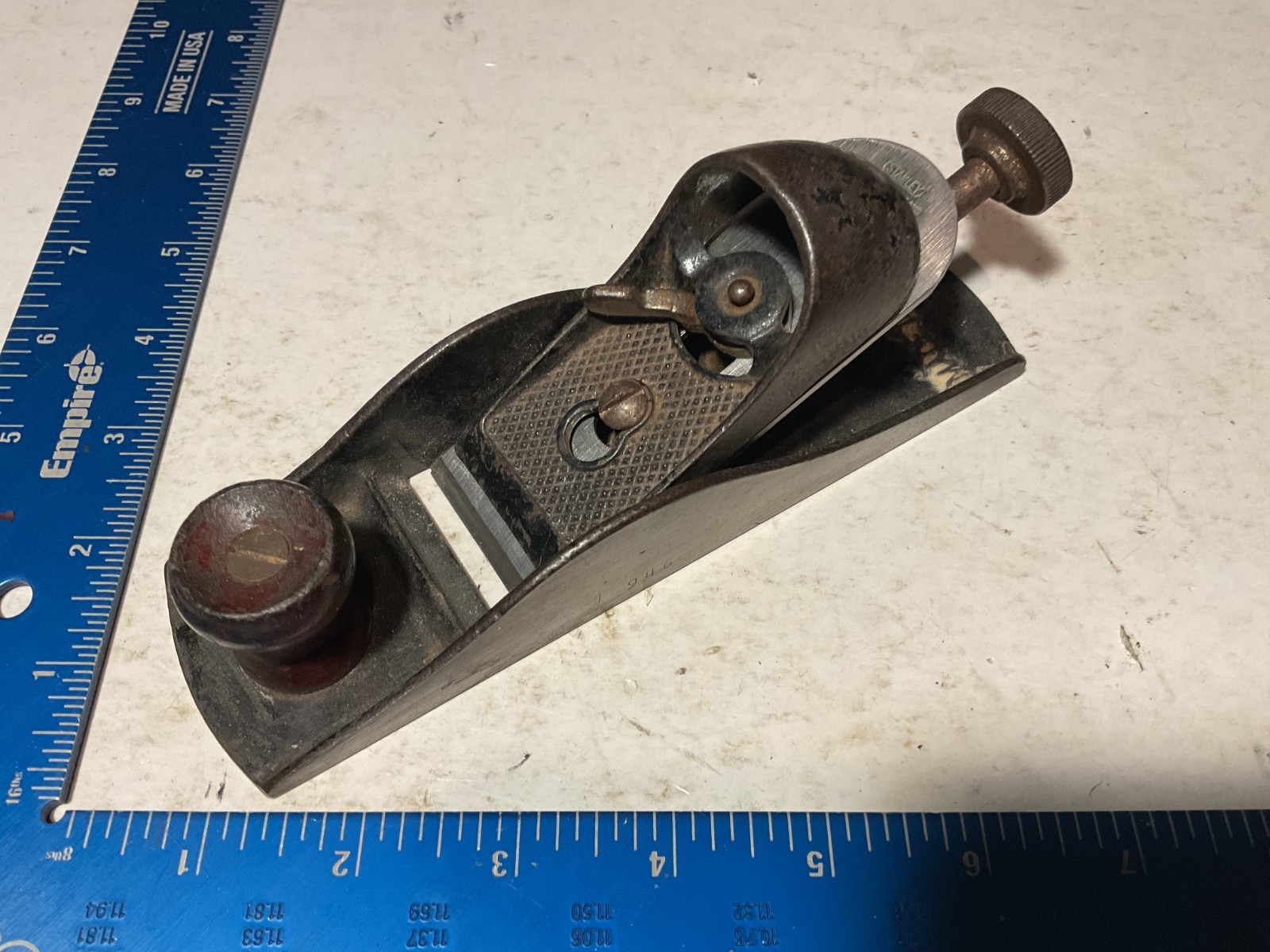 Vintage Stanley Proto No. 946 Block Plane USA Adjustable Woodworking Hand Plane