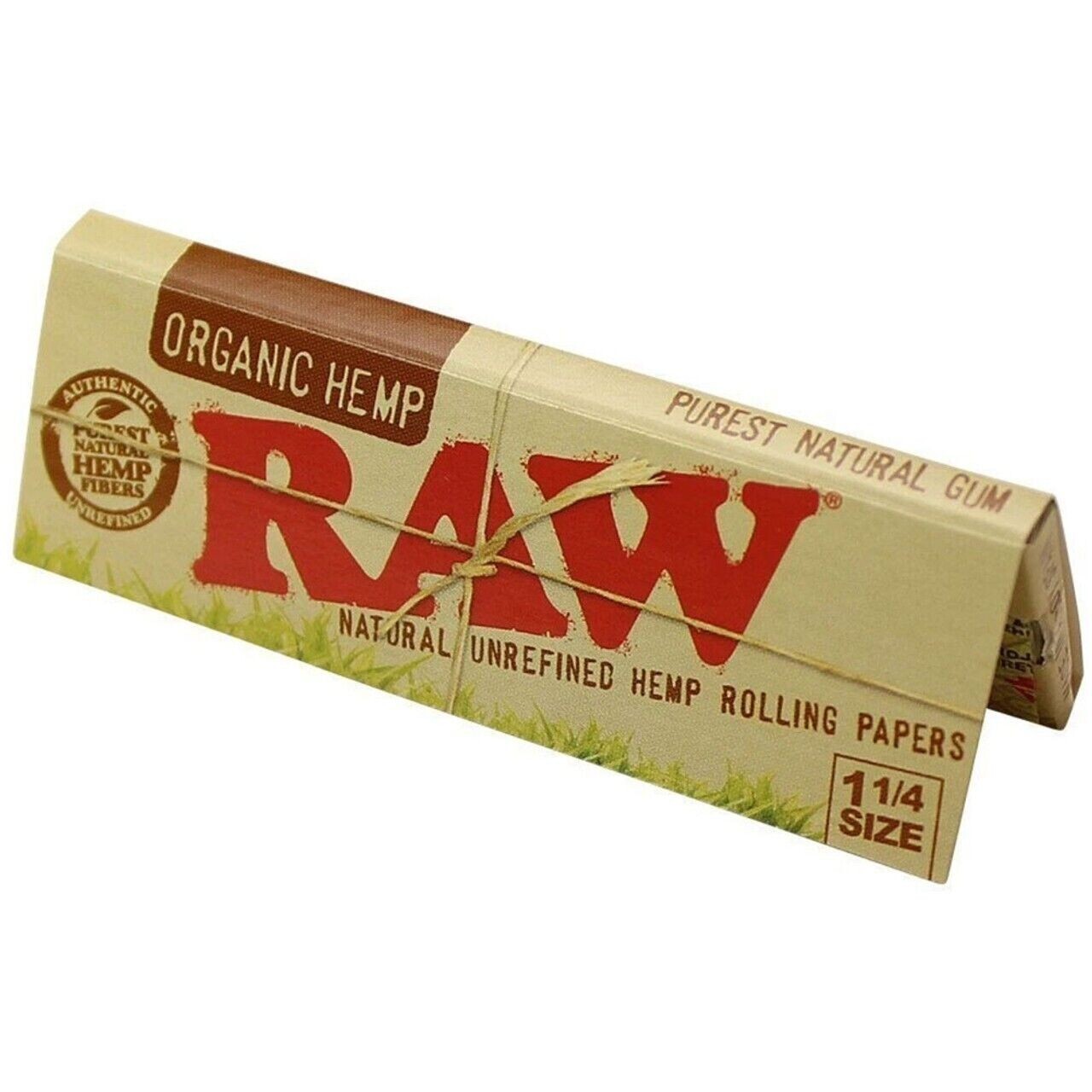 😎RAW ORGANIC HEMP 1 1/4 ROLLING PAPERS🔥24CT BOX-100% AUTHENTIC