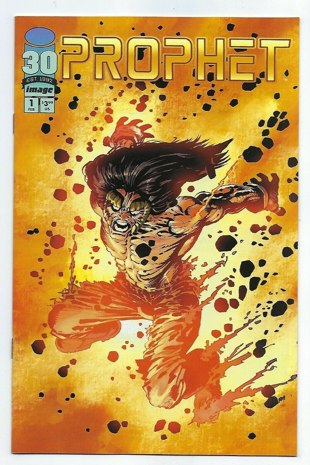 Image Comics PROPHET #1 homage Frank Miller cover