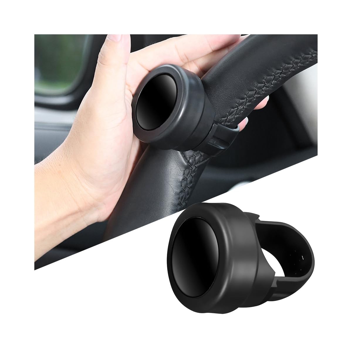 Sandfren Car Steering Wheel Spinner Knob, 360 Degree Rotation Vehicle Suicide