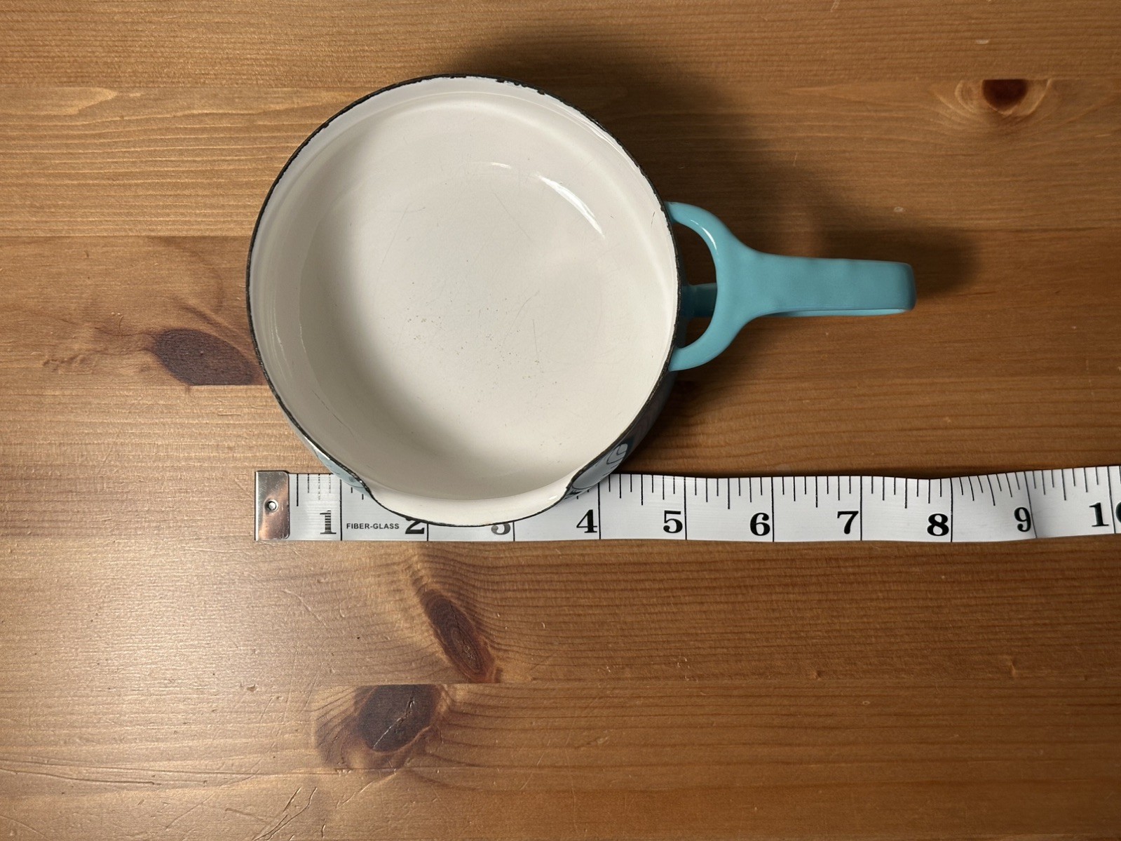 Dansk 2 Cup Turquoise Blue Koben Style Sauce Gravy Butter Warmer Pan Pot Denmark