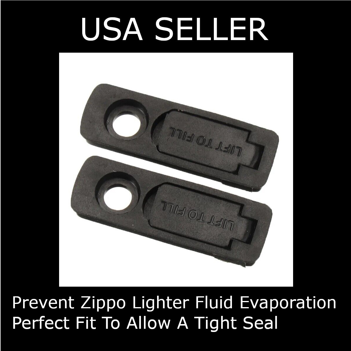 [2PCS] Zippo Lighter Anti-Evaporation Rubber Gasket – Prevent Leaks – Direct Fit
