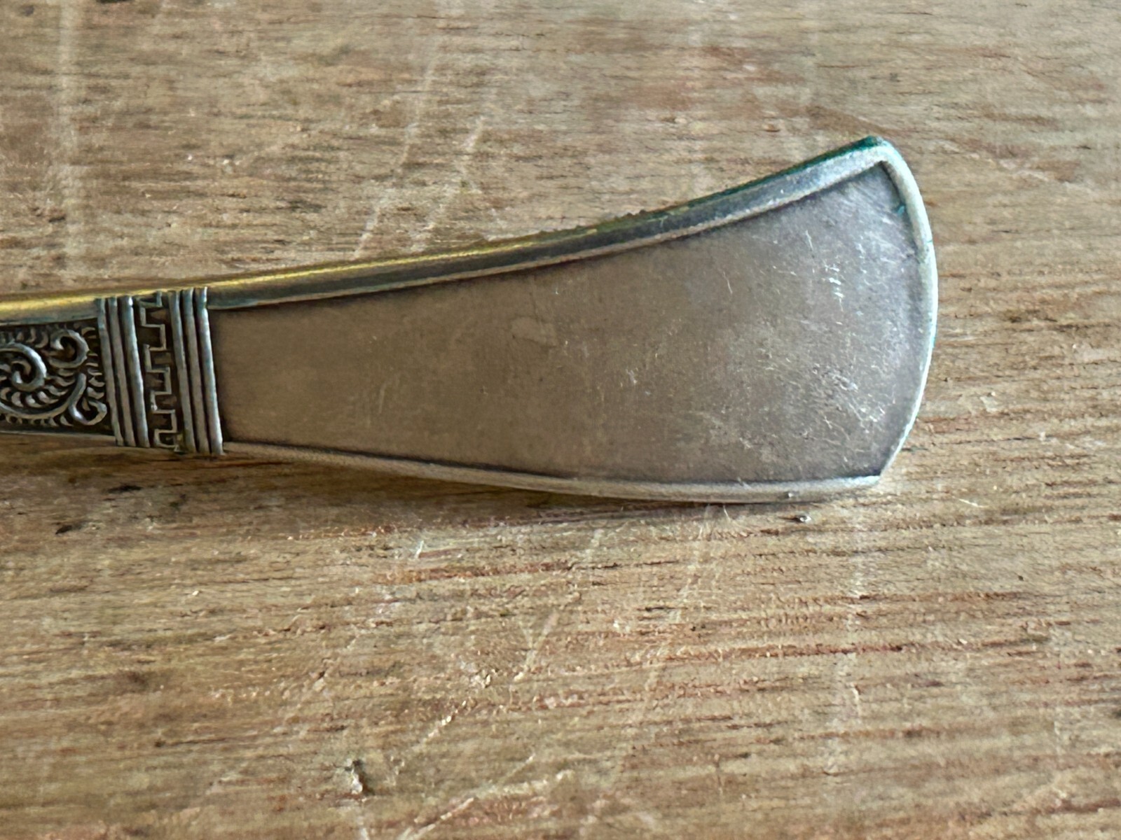 Master Butter Knife 1834 Russel Meriden + Rogers Stainless Bread Knife Lot Vtg