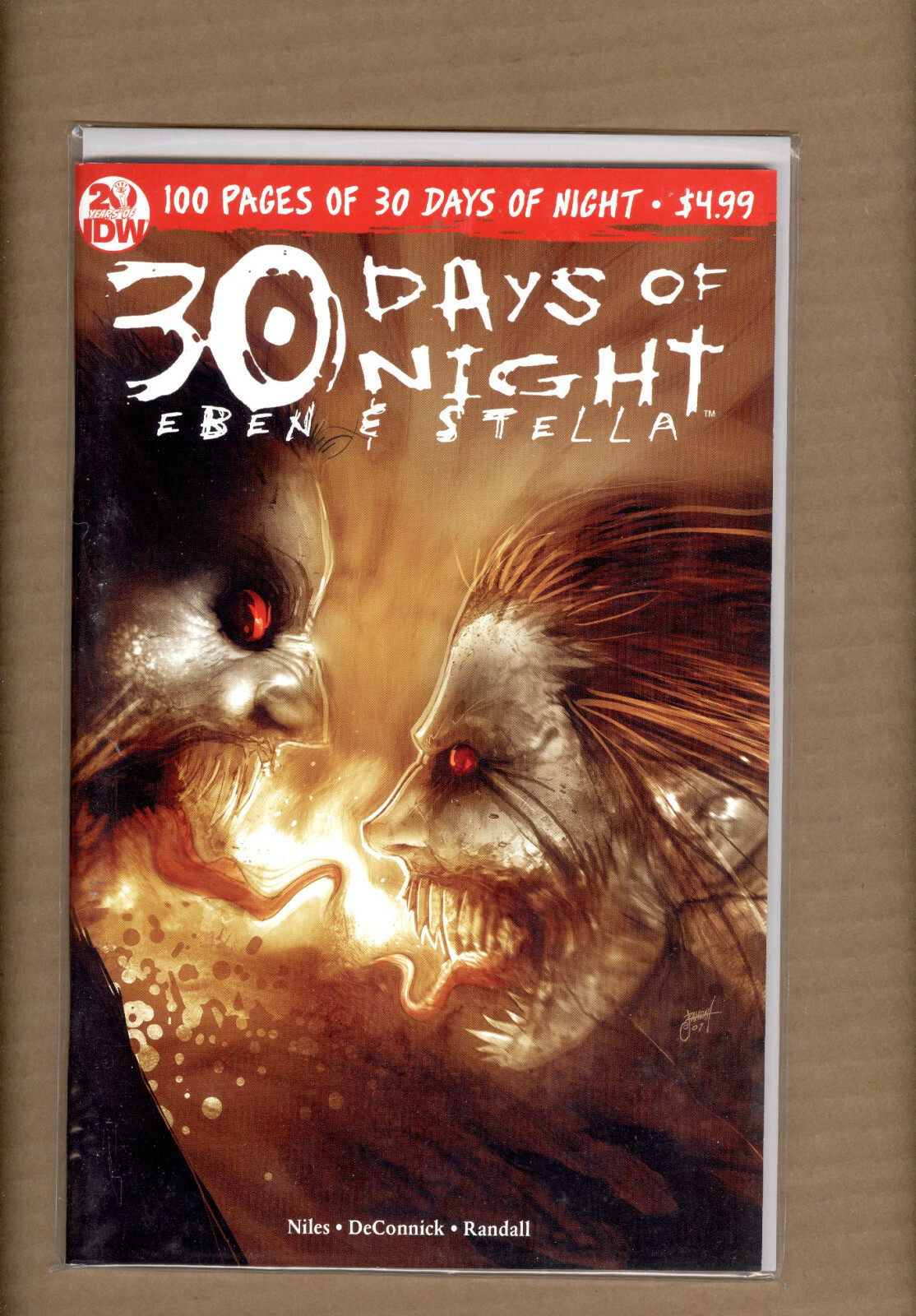 30 Days Of Night ~ Eben Stella First Print 2019 100 Page Giant Comic Book IDW NM