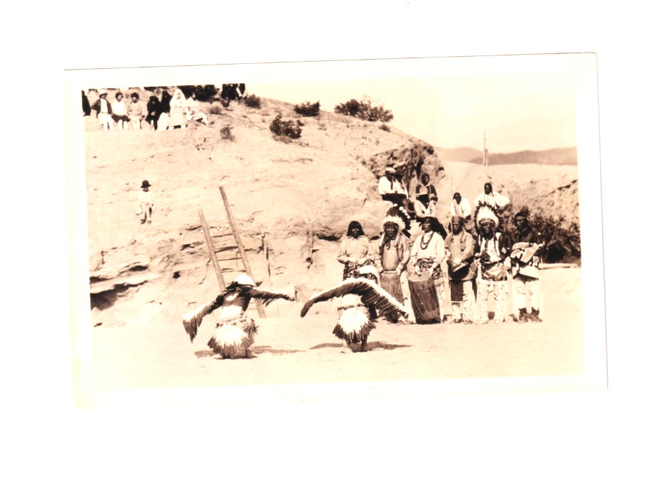 1920″s pueblo indian people Eagle Dance photo by mack photo Sante Fe NM