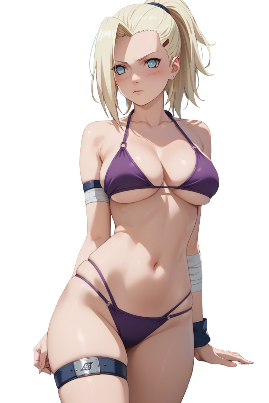 Ino Yamanaka Naruto Waifu Weatherproof Anime Sticker 6″ Car Decal