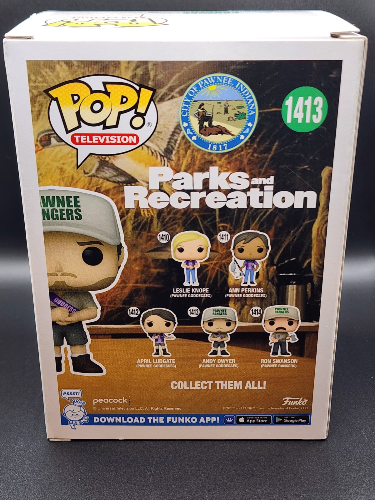 Funko Pop! Parks and Recreation Andy Dwyer Pawnee Goddesses #1413