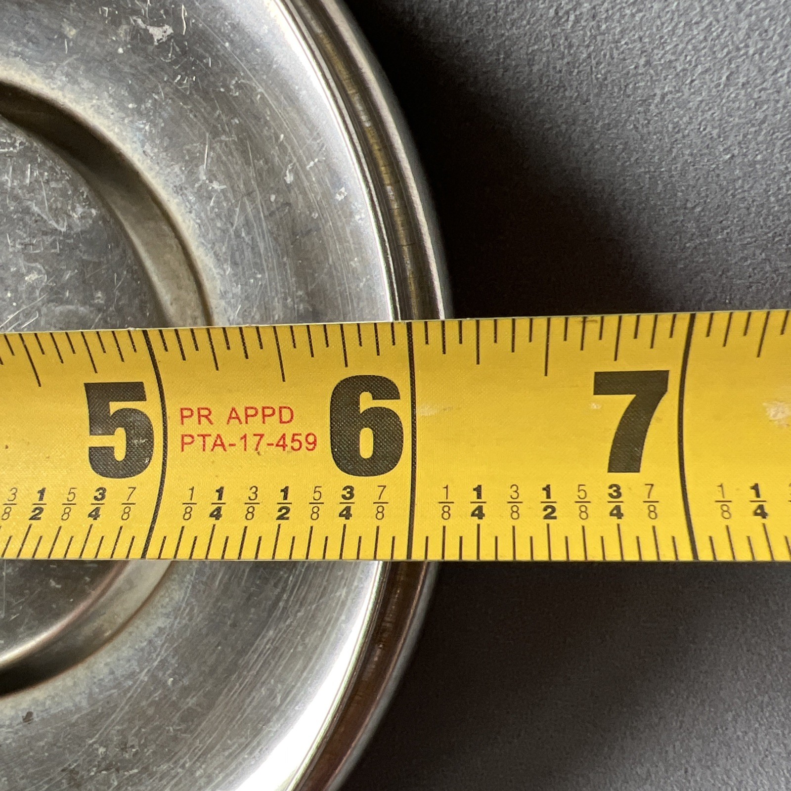 Stainless Steel Pot Pan Lid Only Vented Green Handle 6.25″ Outer 6″ Inner Edge
