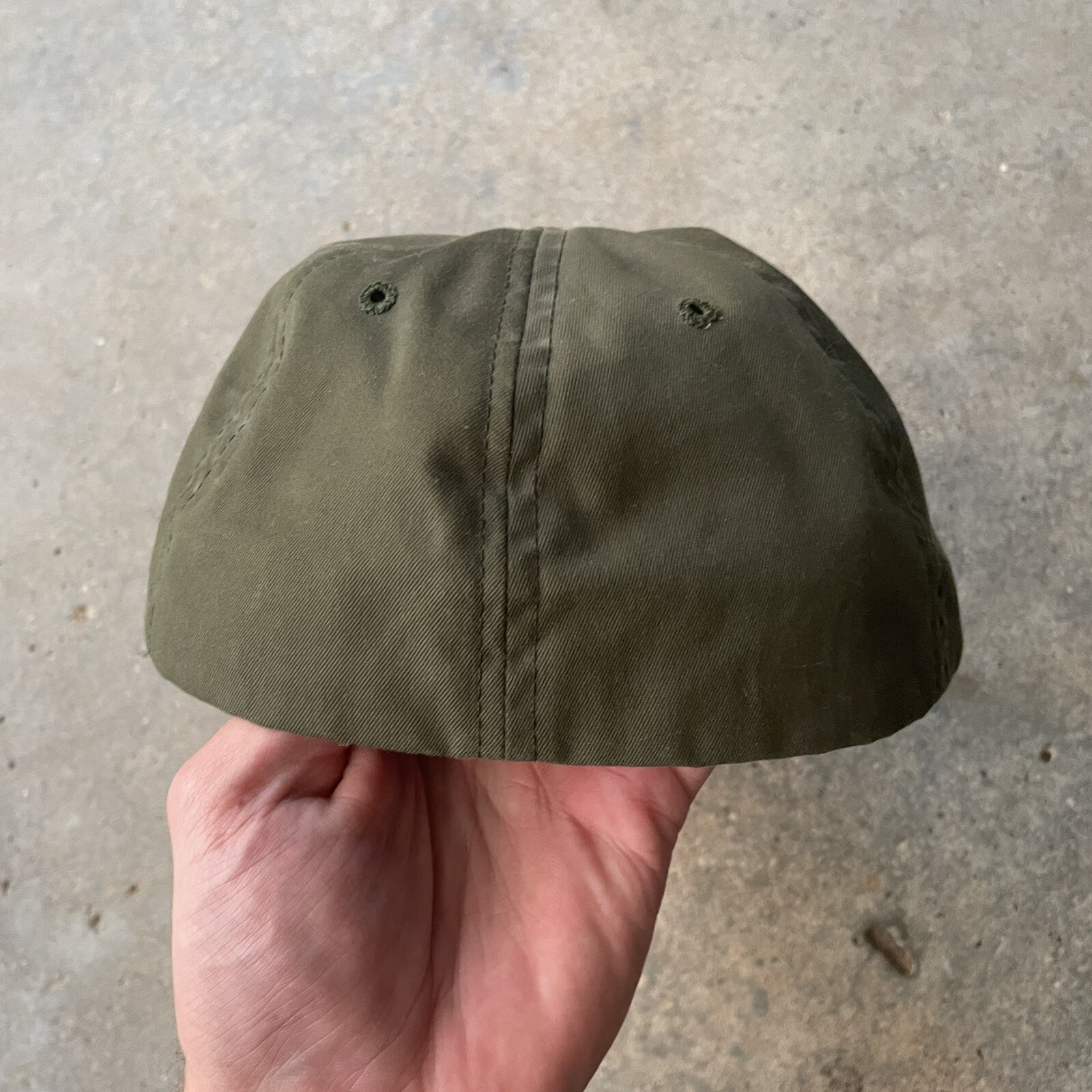 Vtg US Army Bancroft Rock Fatigue Cap Size 7-7 1/8 Made in USA Specialist Pin