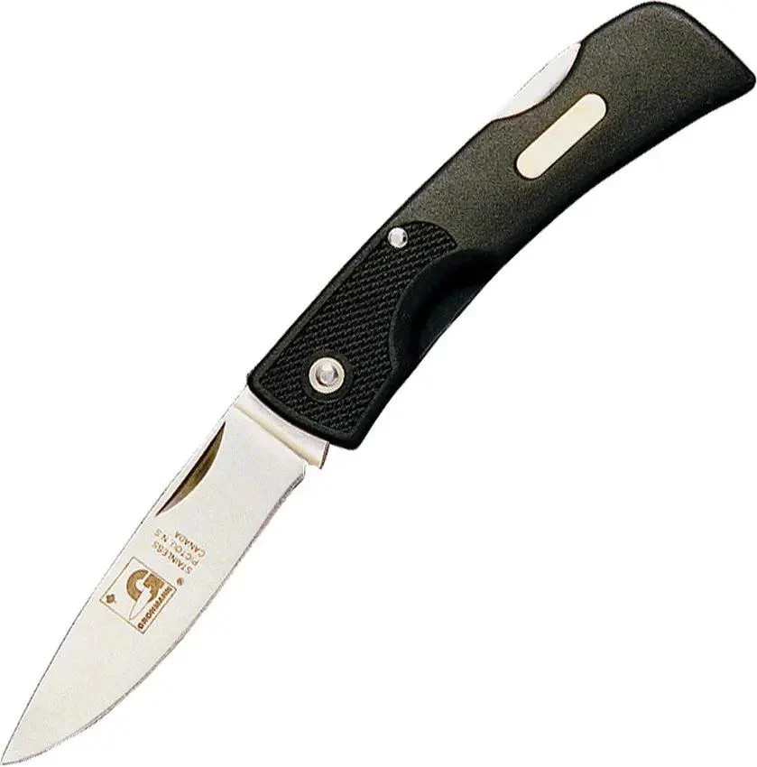 Grohmann Featherweight Lockback Zytel Folding Pocket Knife Stainless Handle EDC