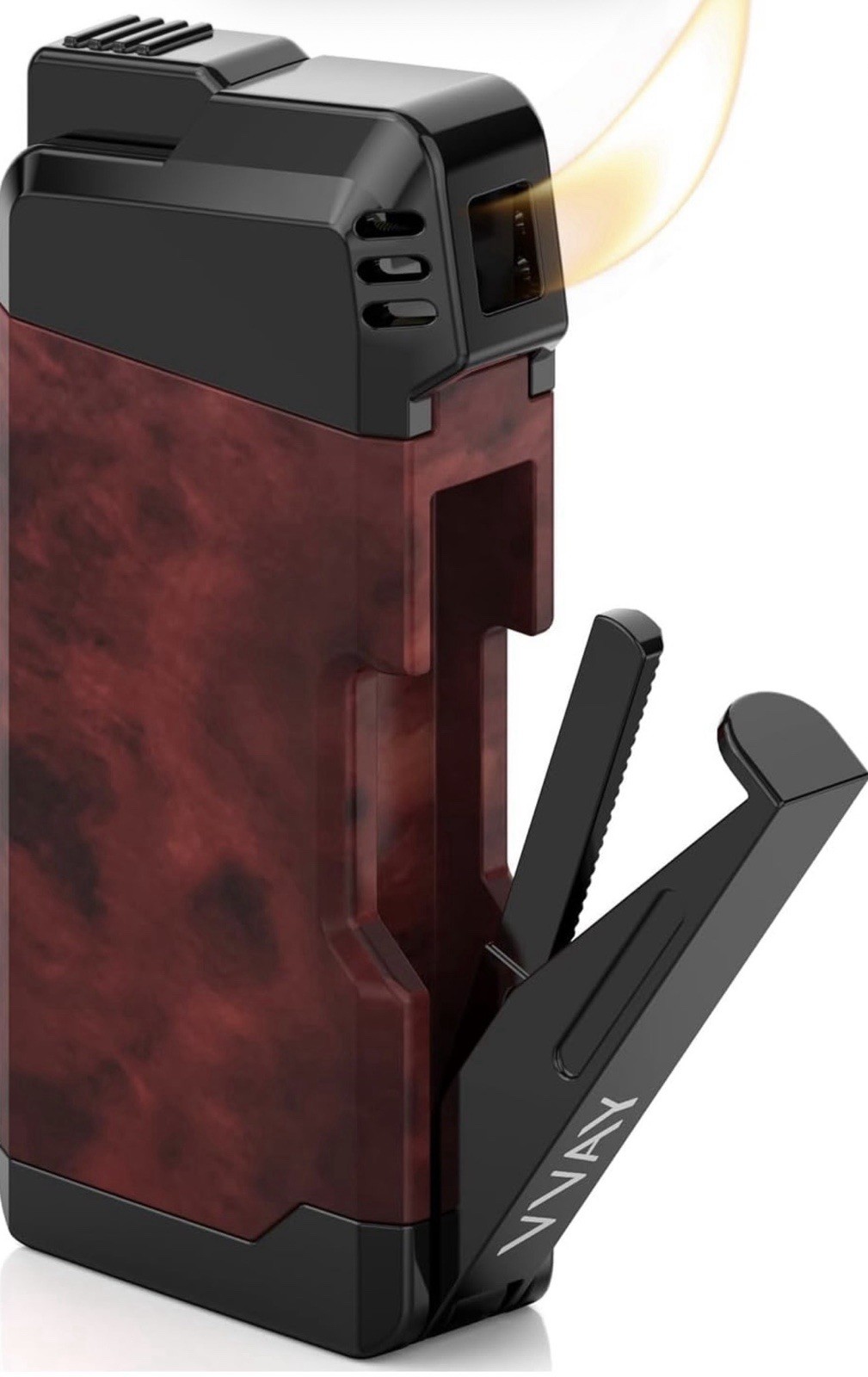 Pipe Lighter – Pipe Lighter for Smoking Tobacco, Soft Flame Butane Lighter