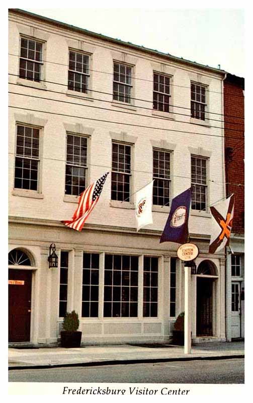 Postcard BUILDING SCENE Fredericksburg Virginia VA j/27 AS7827