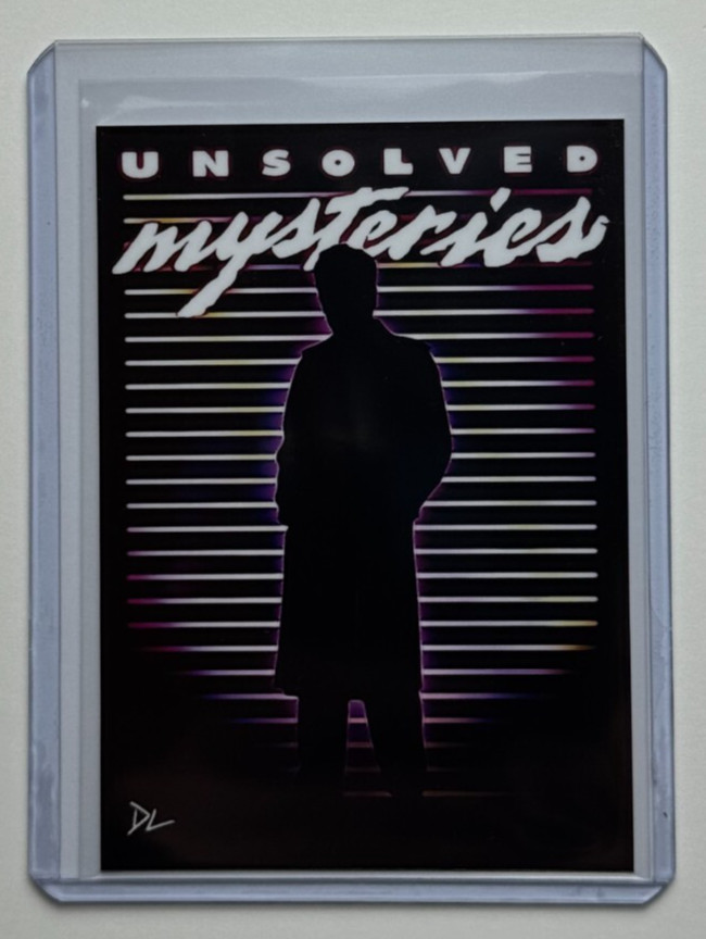 Unsolved Mysteries Limited Artist Signed Mysteries Television Trading Card 5/10