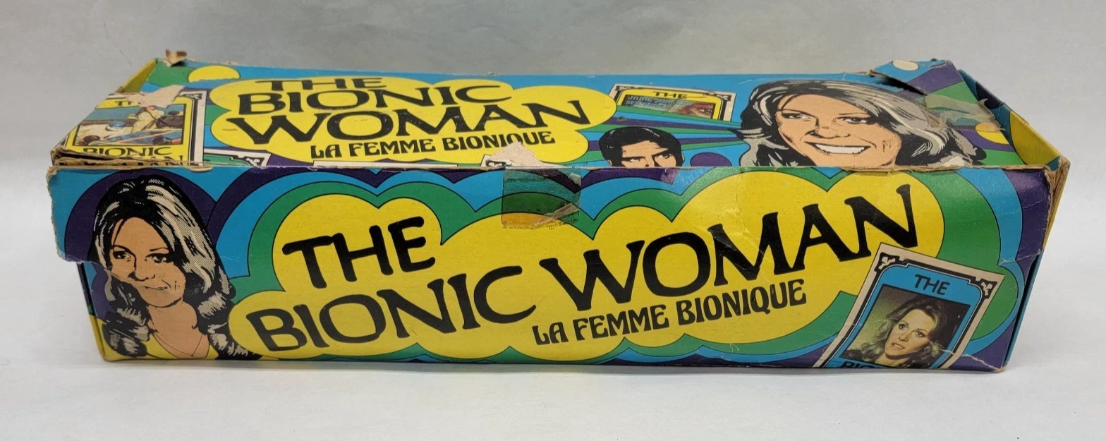 Monty gum 1978 The Bionic Woman original gum card box condition scarce