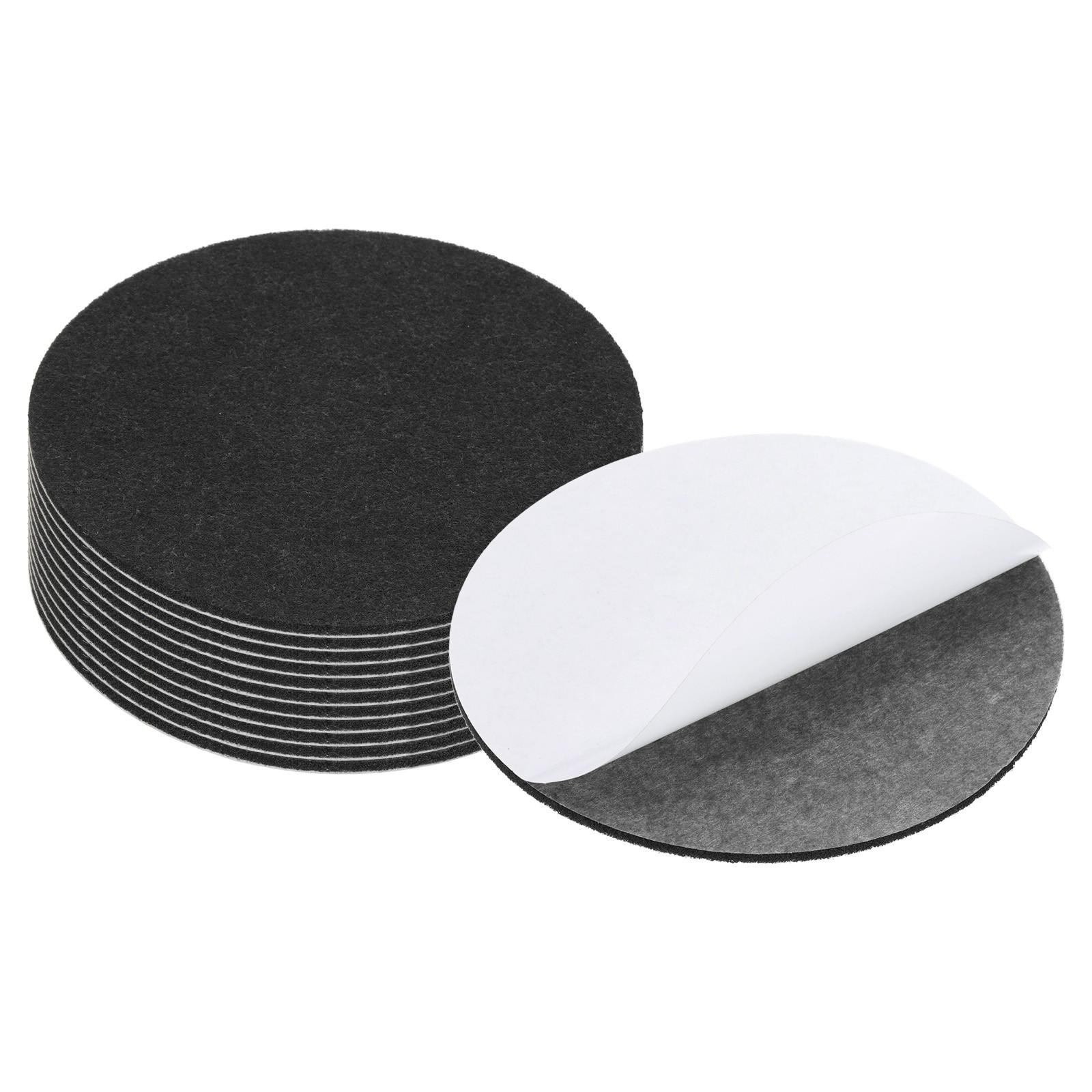 12 Pcs Black 5″ Diameter Lamp Base Felt 3mm Thickness Round Felt