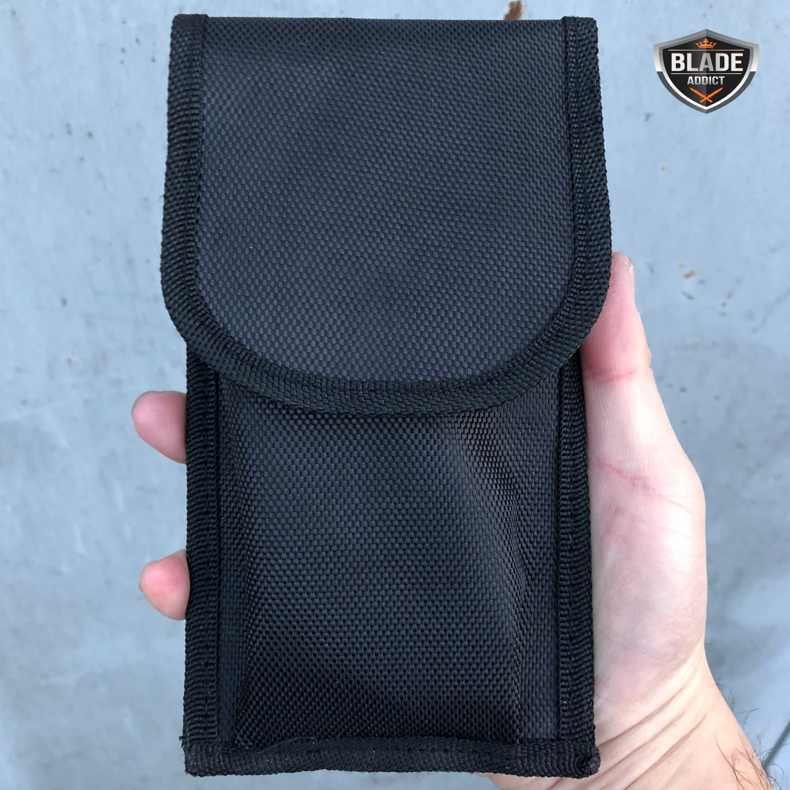 12″ GIANT TACTICAL Assisted Open Pocket Knife CLEAVER RAZOR FOLDING Blade BLACK