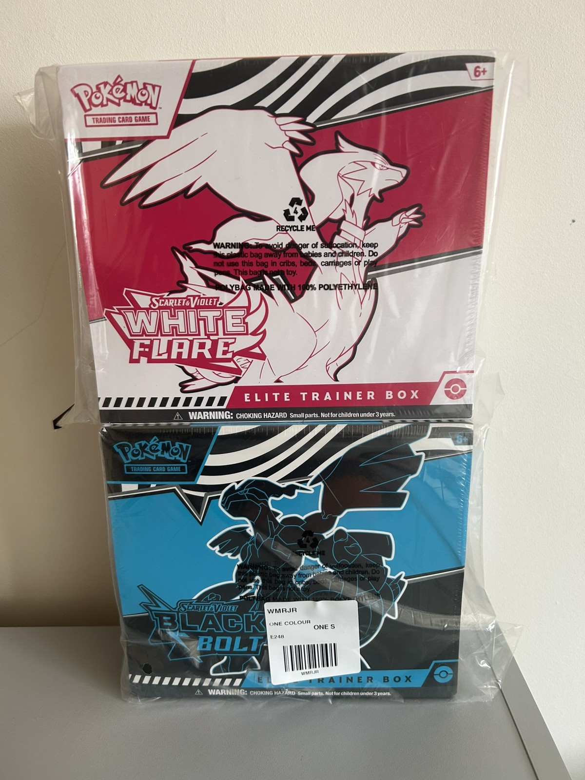 Pokémon: Black Bolt & White Flare Elite Trainer Box Bundle ETB NEW & SEALED