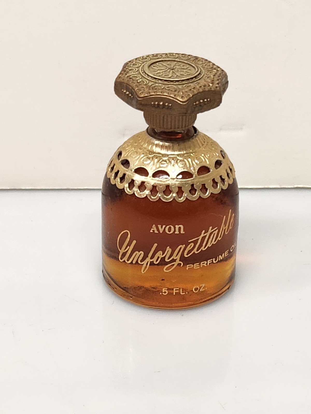 Vintage Avon Cologne Perfume Unforgettable .5 Oz NEW UNUSED FULL