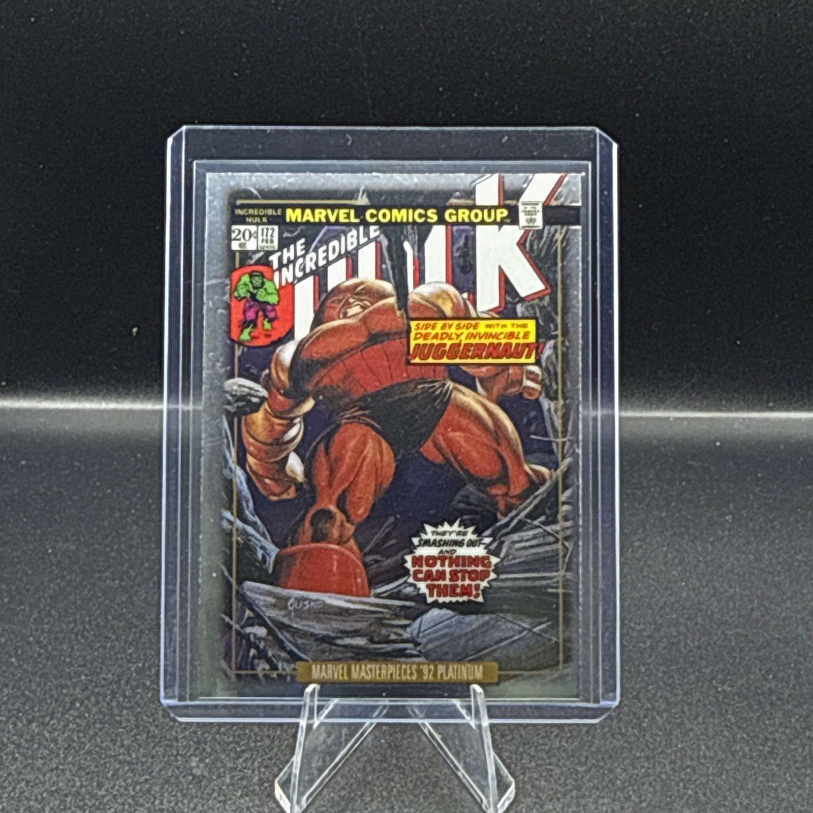 Marvel Marvel Masterpieces 92 Platinum Vibrant Colors Juggernaut #45-V