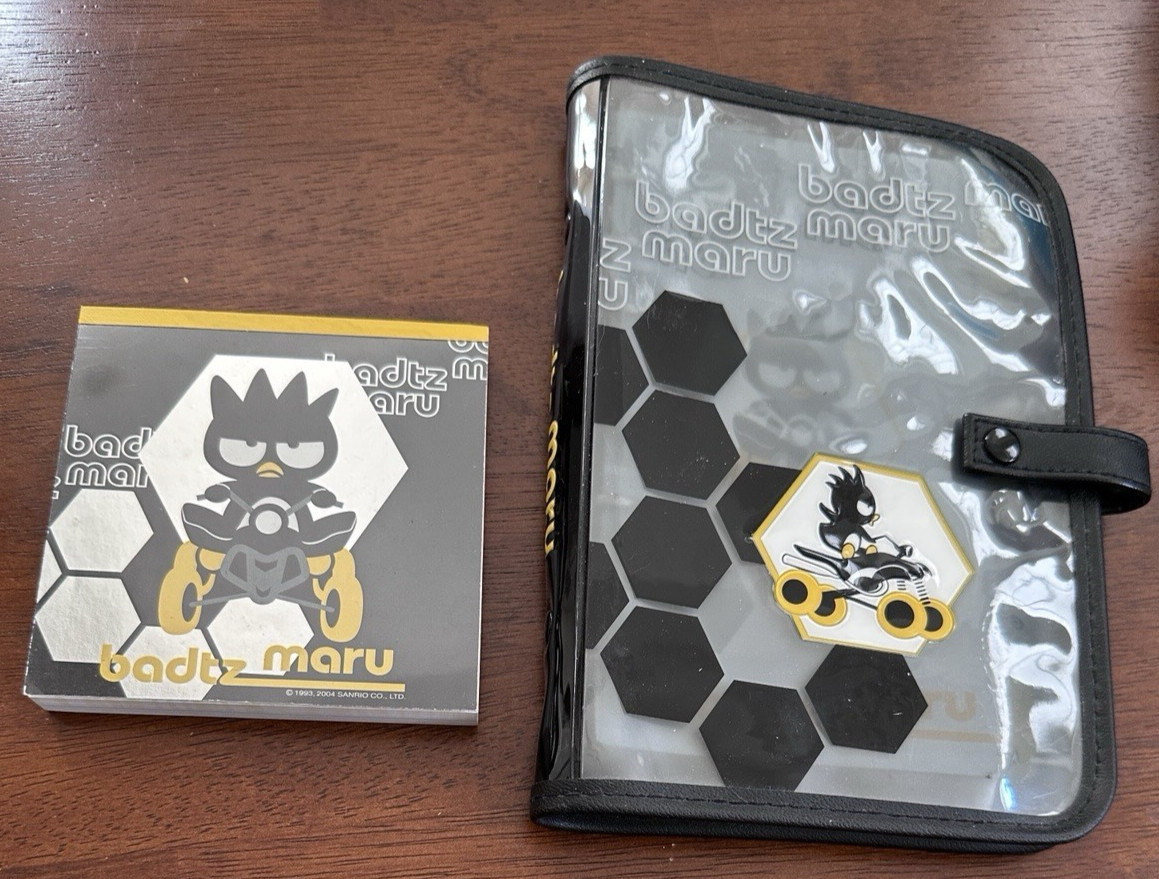 Vintage Badtz-Maru Sanrio Mini Notepad Blank Weekly Planner 1993/2004