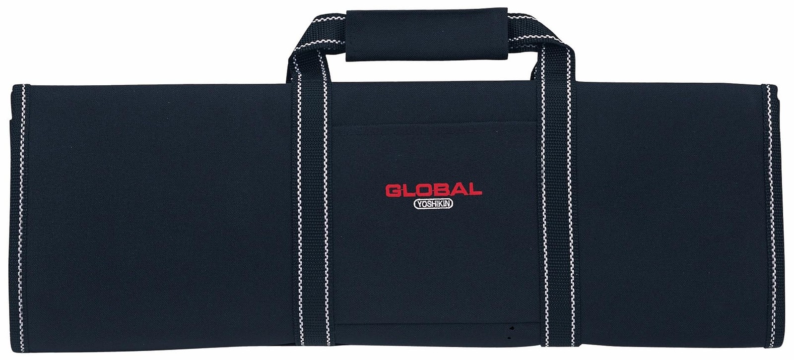 Global G-667/16, 16 Pocket Handle, Black Knife Case