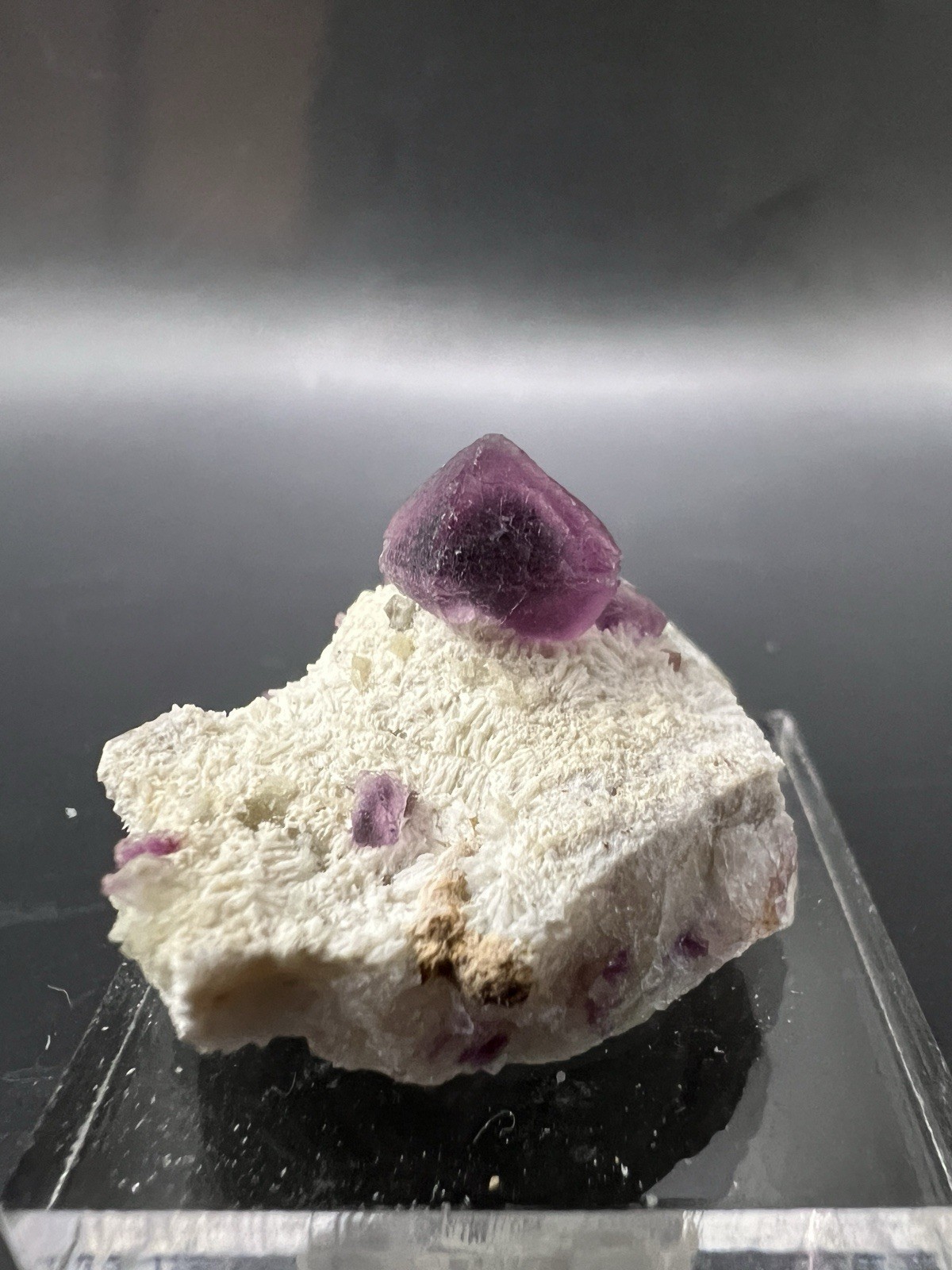 Purple Phantom New Mexico Fluorite Miniature – 10108