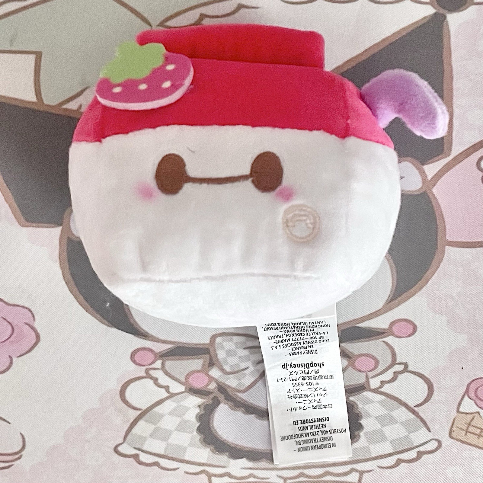 disney munchling baymax strawberry milk big hero 6 mini plush
