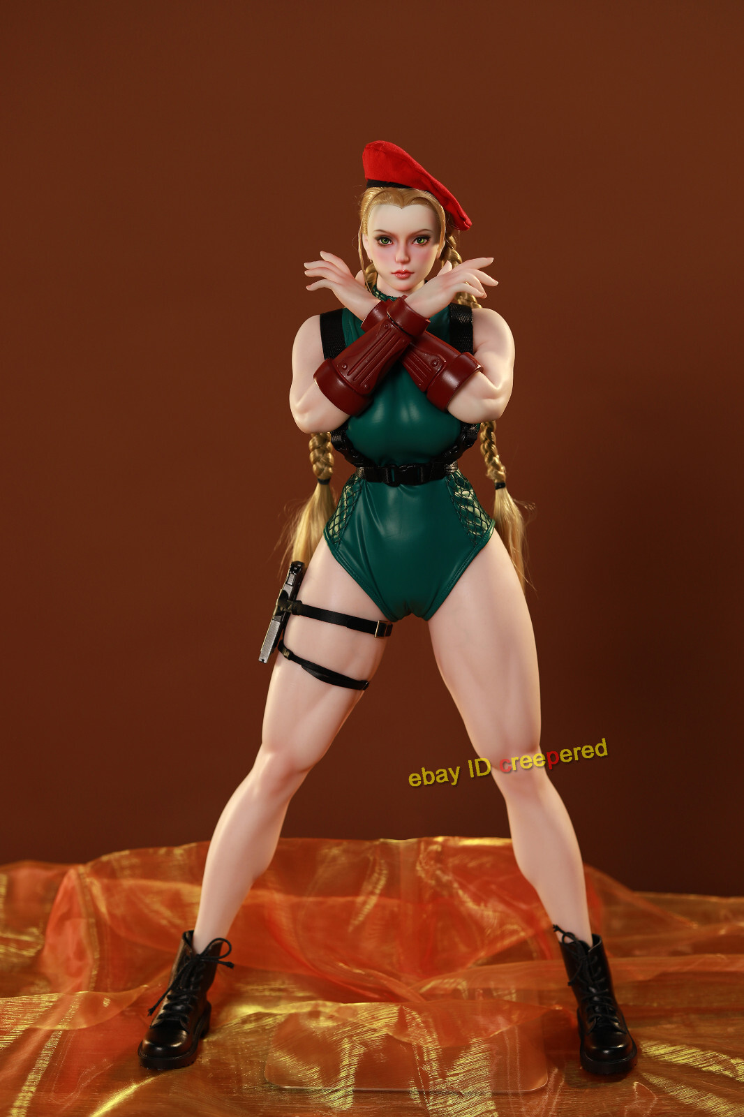 Lingyun Studio Cammy White Street Fighter 1/3 Silica gel Statue Cast off H66cm
