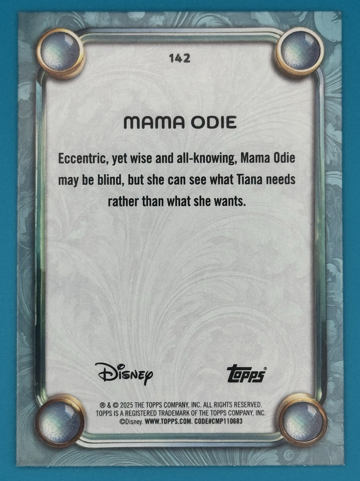 2025 Topps Disney Wonder Mama Odie Princess and the Frog Tier II Diamond #142