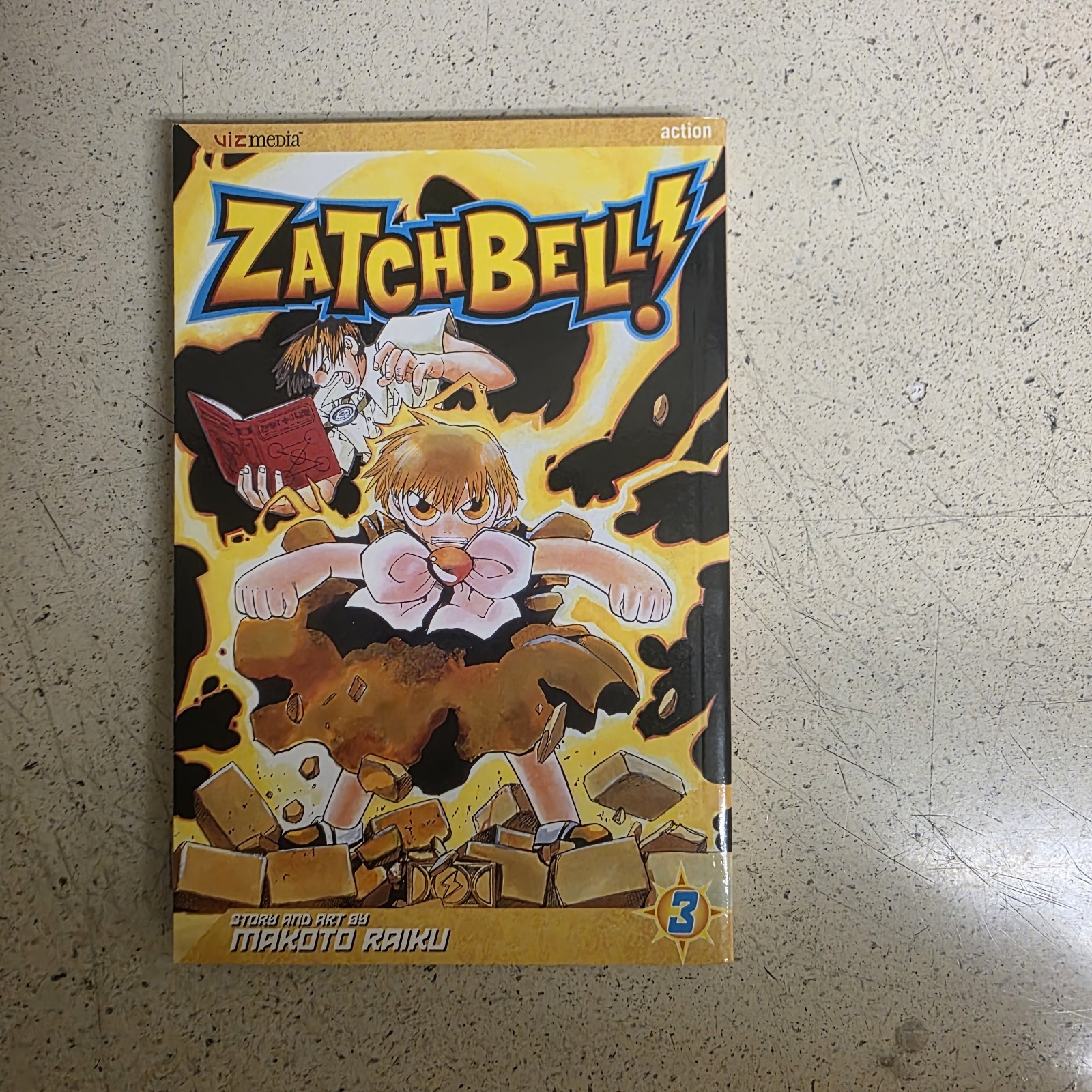 Zatch Bell Manga Volume 3 English Makoto Raiku