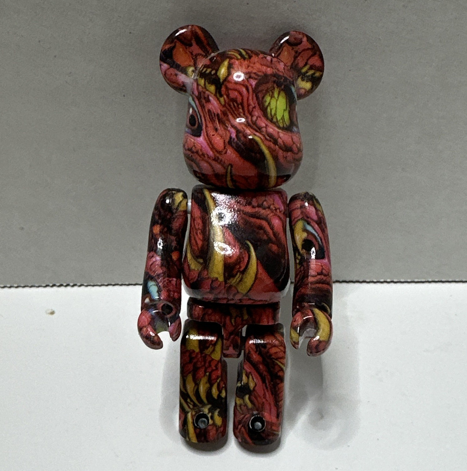 Medicom Toy Be@rbrick Bearbrick Figure Glossy Plastic Multicolor Designer